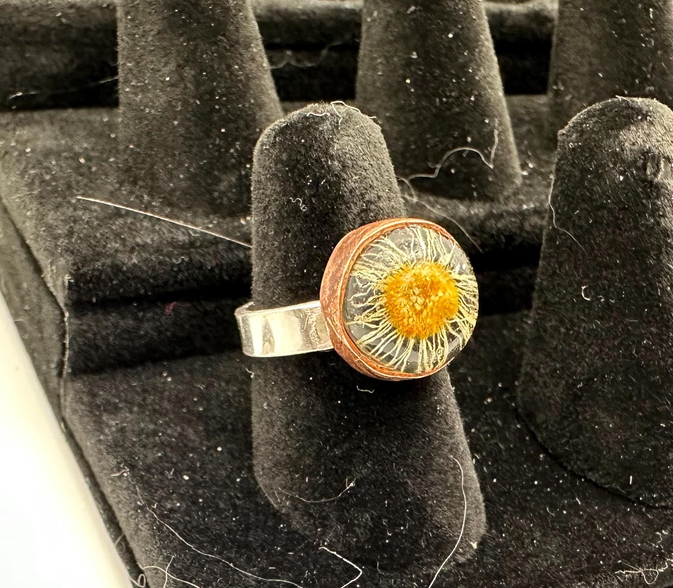 Silver and Copper ring