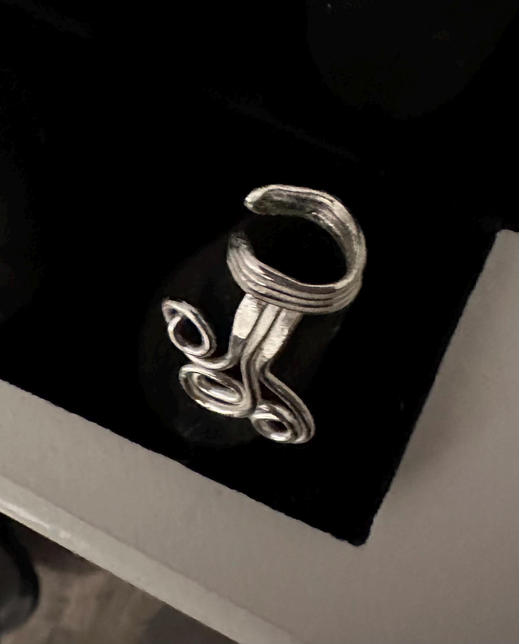 Silver Ear Cuff