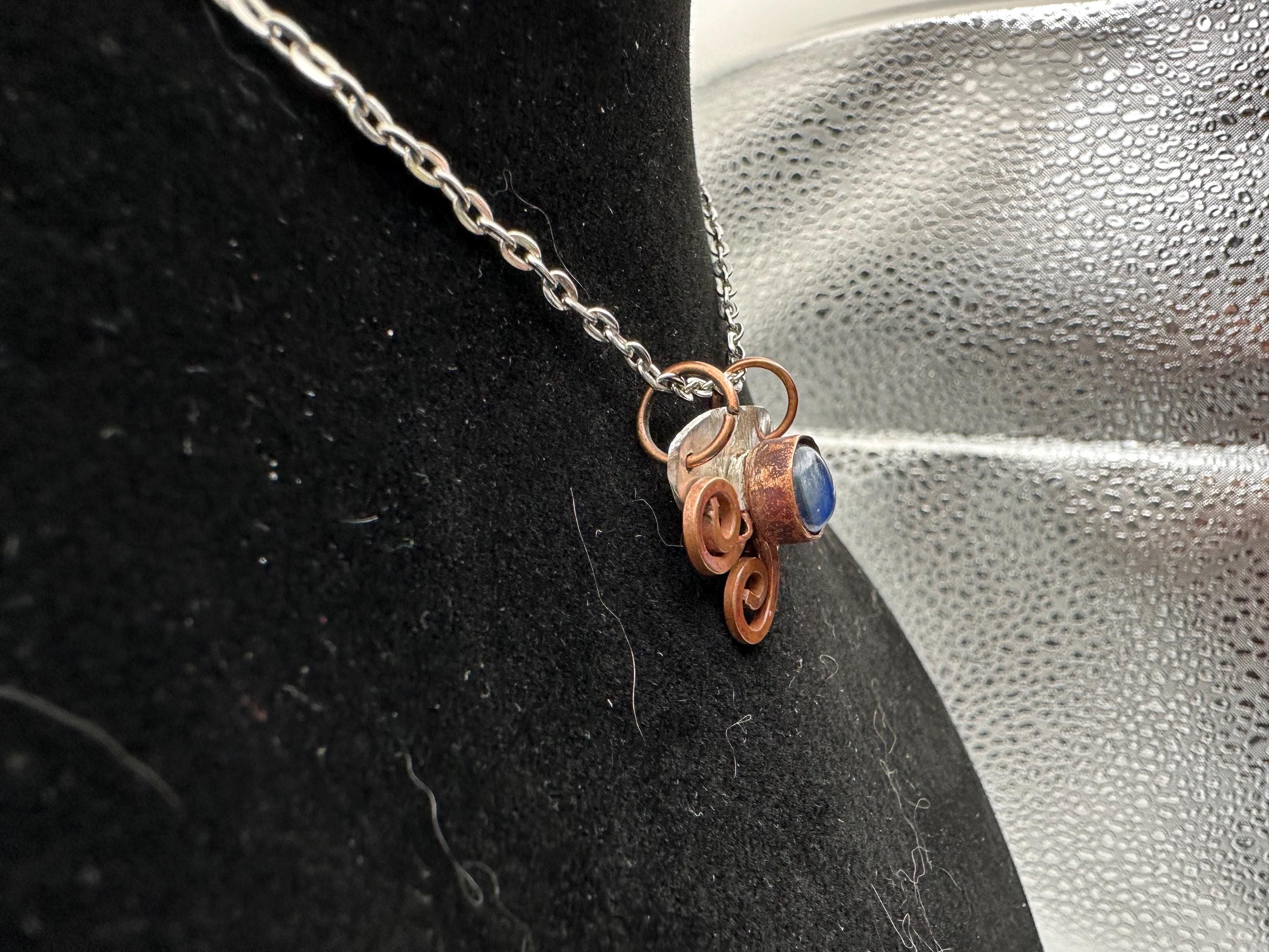 Silver and Copper Pendent