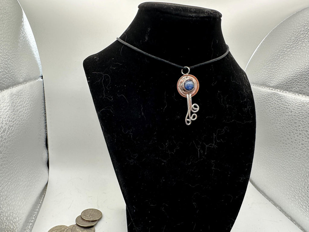 Silver and Copper Pendent