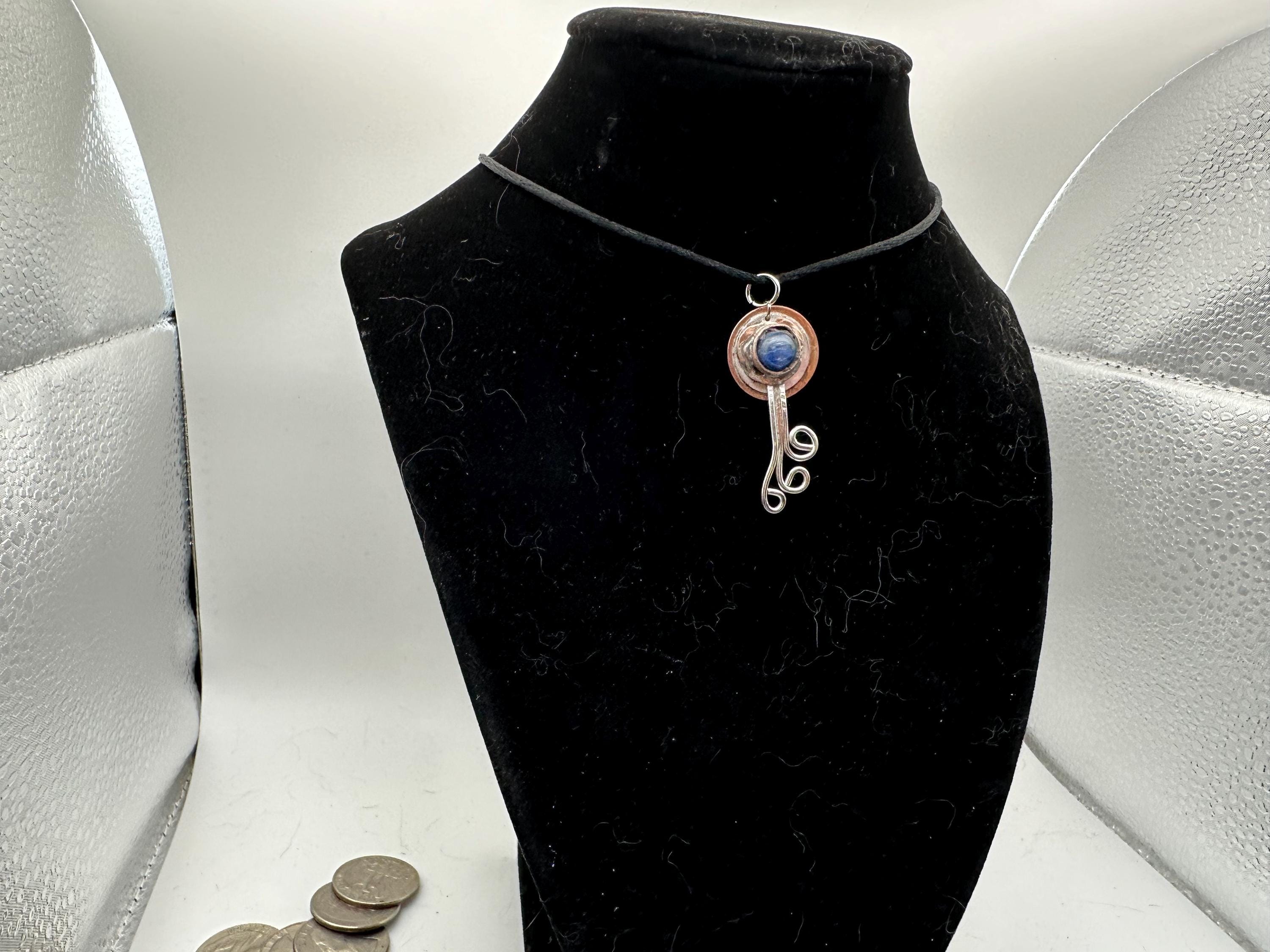 Silver and Copper Pendent