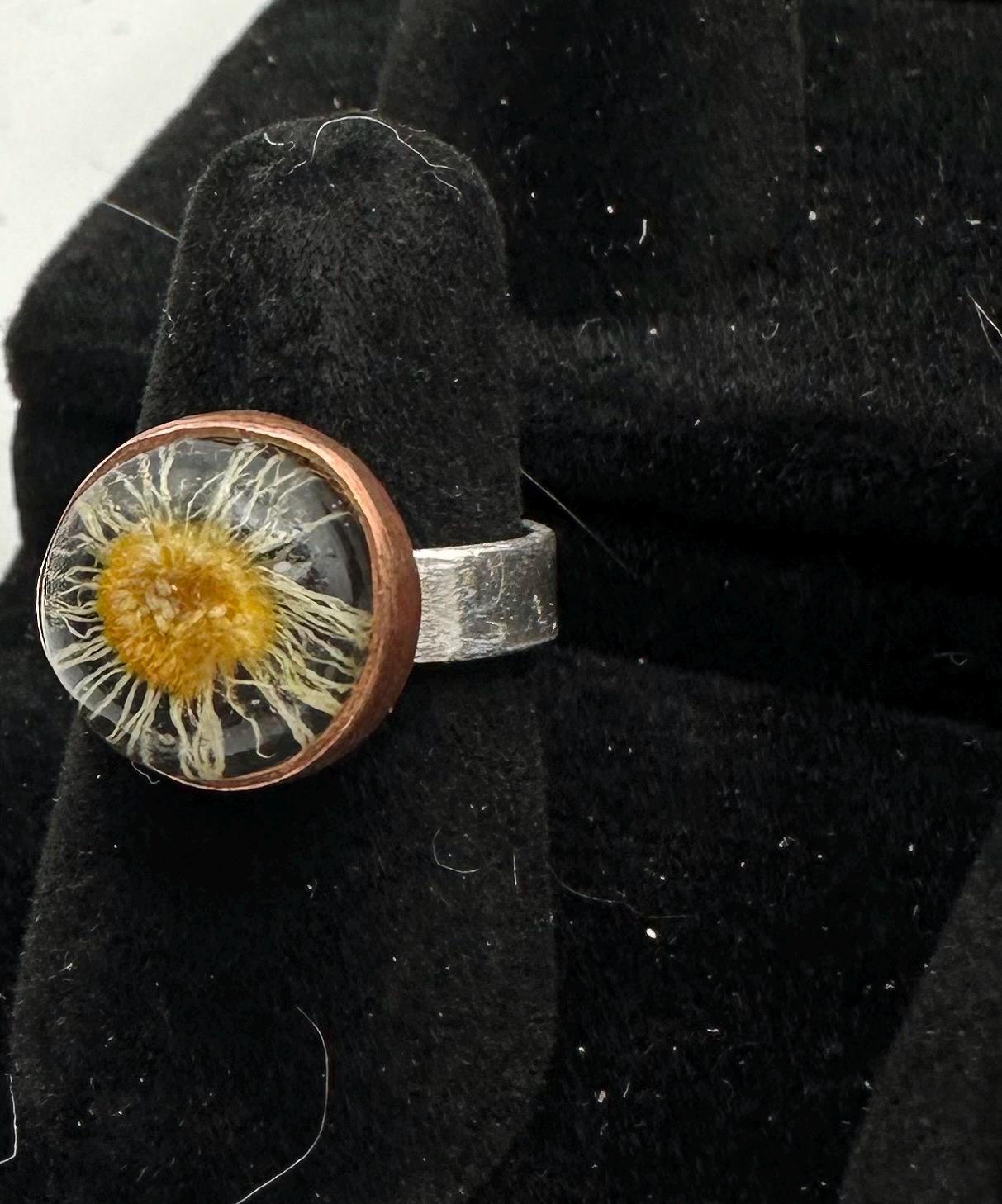 Silver and Copper ring