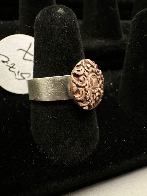 Bronze Shield Ring