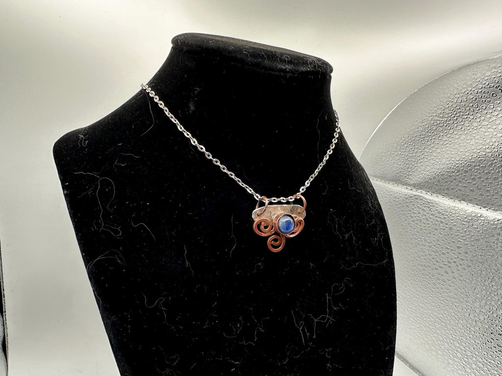 Silver and Copper Pendent