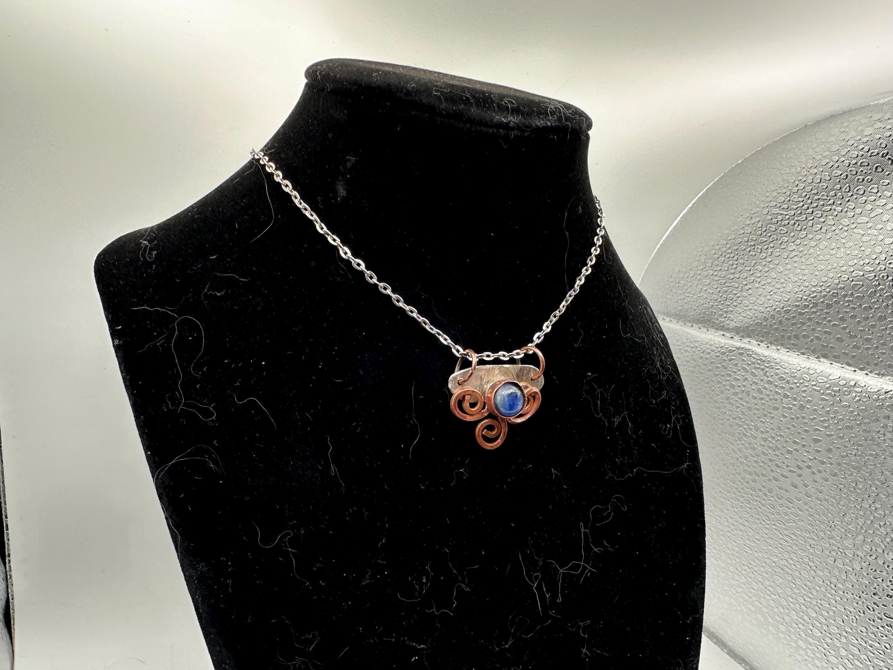 Silver and Copper Pendent